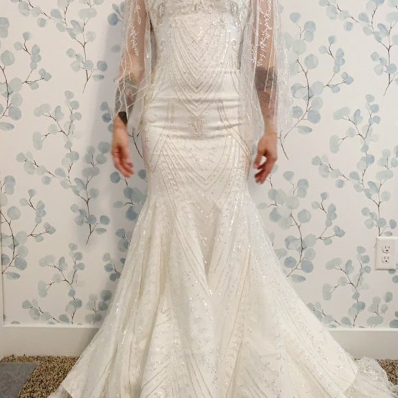 Olia Zavozina Eleanor designer wedding dress - Picture 6 of 8